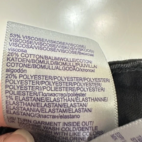 NYDJ Ami Skinny Legging‎ Jeans Women 8 Black Denim High Rise Slimming Lift Tuck - Picture 11 of 14